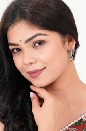 Women's Indian Bollywood Stylish AZ838-OXidised Jhumki Traditional Ethnic Earrings for Women - Unique Design