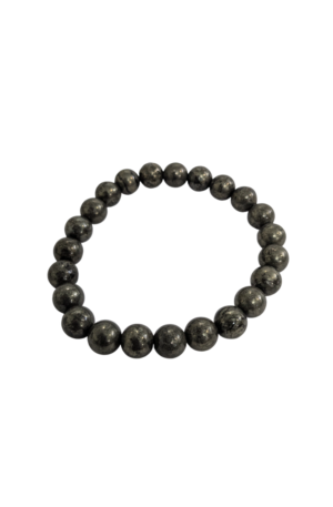 Pyrite Bracelet for Women Men's Gifts - Protection Healing Crystal Bracelet - 8mm Gemstone Beaded Adjustable